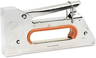 FIS FSSFGT-12 Metal Body Gun Tacker, 175 mm Length x 24 Width 135 Height, Medium Size, Orange