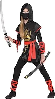 Amscan 848282 girls ultimate dragon ninja costume, x-large size (14-16 years old)