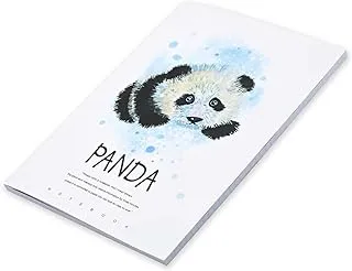 FIS Soft Cover Notebook, 96 Sheets A4 Panda Design 6 Pack Of 8 -FSNBSCA496-PAN6