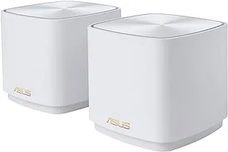 ASUS ZenWiFi XD5 AX3000 WiFi 6 Mesh Router (2 Pack), Coverage up to 7500 sq ft, Subscription-free Network Security, Advanced Parental Control, Instant Guard, VPN, 3-Step Easy Setup via ASUS Router App