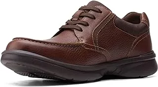 Clarks Mens Bradley Vibe Oxford Tumbled Leather, Wide