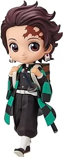 Banpresto Bandai Demon Slayer Kimetsu No Yaiba Q Posket Petit Vol.6 Tanjiro Kamado Figure, 7 cm Height