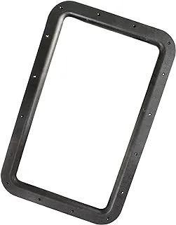 JR Products 11021 Black RV Deluxe Entry Door Window Frame