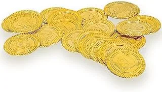 Unique Party 84776 - Plastic Gold Pirate Treasure Coins, Pack of 30