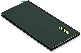 FIS 2023 Slim English Diary Vinyl Hard Cover Green -FSDI51E23GR