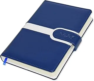 FIS 2023 Diary A5 Italian PU English with Magnetic Loop, Blue - FSDI85E23BL