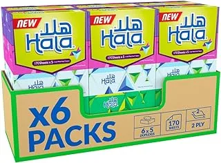 Hala Facial Tissue 170 Sheets 30-Pack