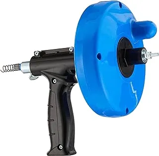 LDR Industries 512 1025 Drum Auger, 25-Feet Plumbing Drill Adapter Snake Clog Remover for Bathtub Drain, Shower and Kitchen Sink