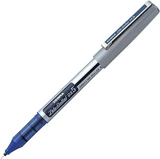 Zebra DX5 Rollerball Pen (Needle Tip 0.5mm, Blue)