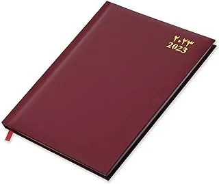 FIS A5 Diary 2023 (Arabic/English) (1-Week at a glance) Maroon - FSDI78AEV23MR