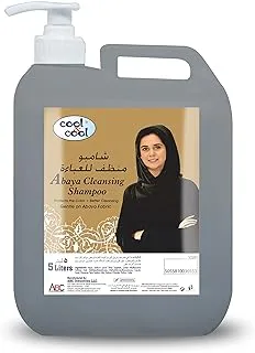 Cool & Cool Abaya Cleansing Shampoo 5 Liters - Gentle Fabric Care, Color Protect, Long Lasting Fragrace & Easy Rinse Off