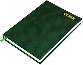 FIS 2023 Russian Diary, A5 Vinyl, 1 Side Padded, Green -FSDIRU0123GR