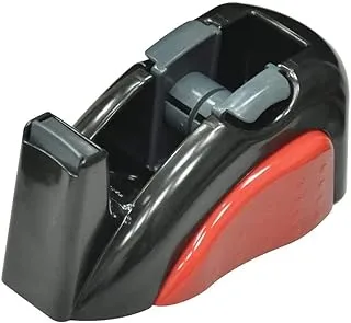 FIS FSDRAU08BK 2 Colors Tape Dispenser, 19 mm x 25 mm Size, Black/Red