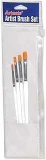 Artmate Flat Brush, 4 Pieces - JIABBH-NPF4