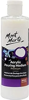 Mont Marte Acrylic Pouring Medium 240 ml White