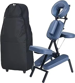 Master Massage Professional Portable Massage Chair in Blue