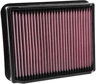 K&N Replacement air filter compatible with Toyota Hiace 2.5 Diesel/2.7 Petrol 2015-2018 (33-3143)