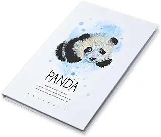 FIS Hard Cover Notebook, 96 Sheets A5 Panda Design 6 Pack Of 5 -FSNBHCA596-PAN6