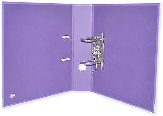 FIS Pack of 50 Pieces PP Lever Arch Box File Purple