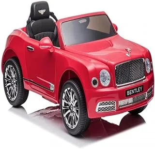 Megastar 12V Licensed Bentley Mulsanne Power Wheel Ride on Car for Kids, Red