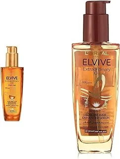 L'OREAL PARIS Elvive Extraordinary Oil Serum For All Hair Types, 100Ml & Extraordinary Oil Beautifying Oil Multi-Usage Dried Out Hair 100ml