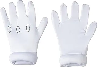 Disguise Men's Nintendo Super Mario Brothers Adult Gloves Costume Accessory, White, One size