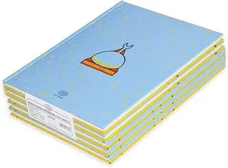 FIS Hard Cover Notebook Single Line 10X8 Inch, 100-Sheets 5-Piece - FSNB1081908