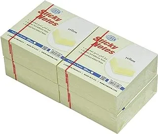 FIS FSPO33N300 Sticky Note Pads, 300 Sheets, 4-Pack, 3-inch x Size, Yellow