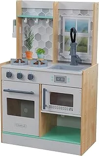 Kidkraft Let's Cook Wooden Play Kitchen, Natural Color, 53433