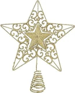 Christmas Decorated Tree Top Gold 30cm