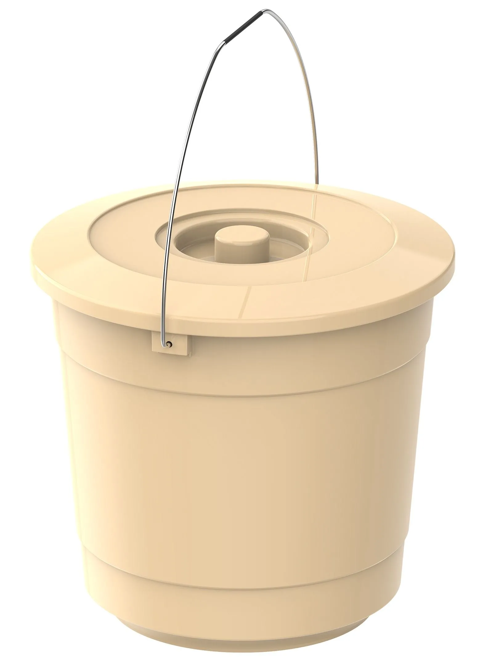 Cosmoplast EX 5L Round Plastic Bucket with Steel Handle