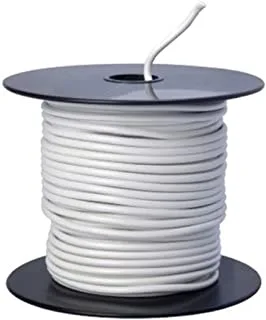 Southwire 55669023 Primary Wire, 14-Gauge Bulk Spool, 100-Feet, White