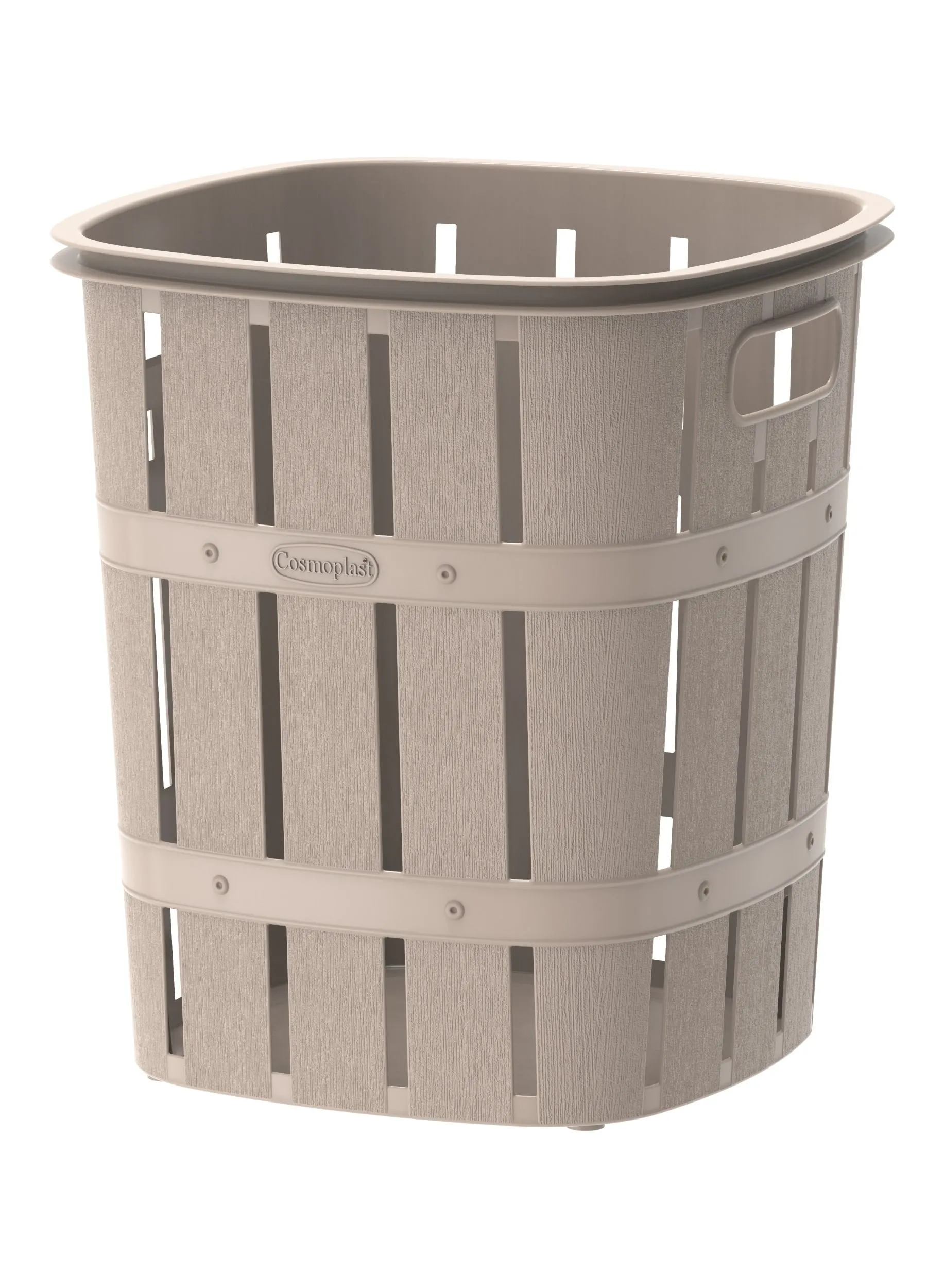 Cosmoplast 33L Cedargrain Laundry Bin