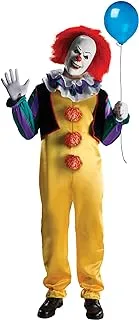 Rubie's IT The Movie Adult Pennywise Deluxe Costume, As Shown, Standard