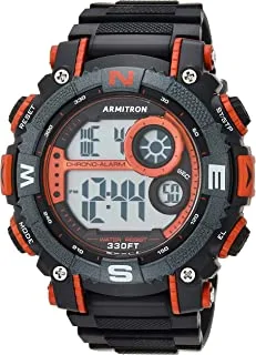 Armitron Sport Men's Digital Chronograph Resin Strap Watch, 40/8284