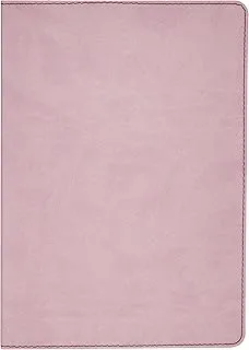 FIS Fsnba5pi 96 Sheets Single Ruled Italian PU Cover Executive Soft Cover Notebook with Gift Box, A5 Size, Pink