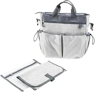 Smiki 6036808 Gray Stars Trolley Bag, 40 cm x 15 cm x 35 cm Size