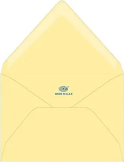 FIS FSEE1024GBCR50 Executive Glued Envelope Set 50-Pieces, 136 mm x 204 mm Size, Cream