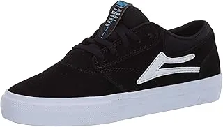 Lakai Griffin Skate Shoe, Black Suede, 40.5 EU