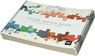 FIS Light Sketch Book A4 with Spiral Binding, 12-Sheets 12-Piece - LISKSCA4121501