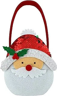 Christmas Santa Felt Bag w/ Sequins