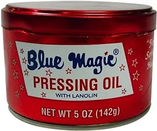 Blue Magic Hair Pressing Oil with Lanolin - 5 Oz