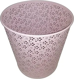 FIS FSWA101PI Flower Round Net Waste Basket, 26 cm x 28 cm Size, Pink