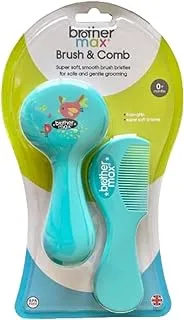 Brother max Super soft,smooth brush bristles & comb for safe and gentle grooming