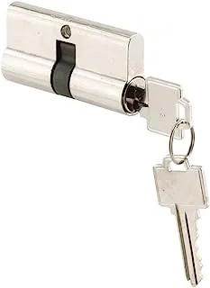 Prime-Line K 5061 Security Door Cylinder, Double Keyed, Chrome, Kwik/Weiser