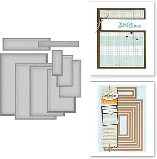 وفاة منشئ بطاقة Spellbinders Nestabilities A2 ، Matting Basics ب