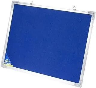 FIS FSGNF90150BL Fabric Board with Aluminium Frame, 90 cm x 150 Size, Blue