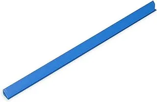 100-Piece FIS Plastic Sliding Bar Blue 15mm, 150-Sheets Capacity - FSPG15-BL