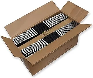 FIS Pack of 50 Pieces Pieces PP Box File Spine 8cm Black