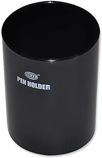 FIS FSPHBK Round Shape Pen Holder, Black